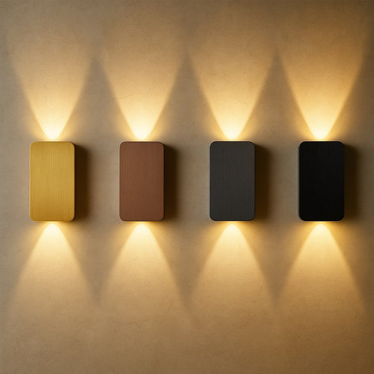 Elegant LED Wall Lamp with Double Light and Minimalist Design