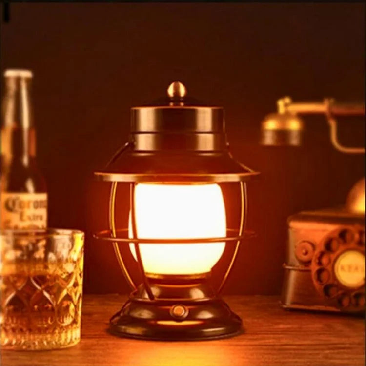 Compact Rechargeable Outdoor Lamp with Adjustable Brightness