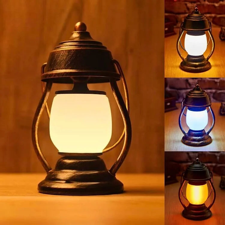 Compact Rechargeable Outdoor Lamp with Adjustable Brightness
