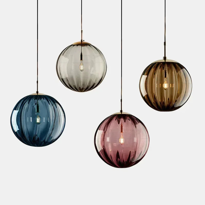 Modern LED Pendant Lamp with Elegant Design and Warm Lighting