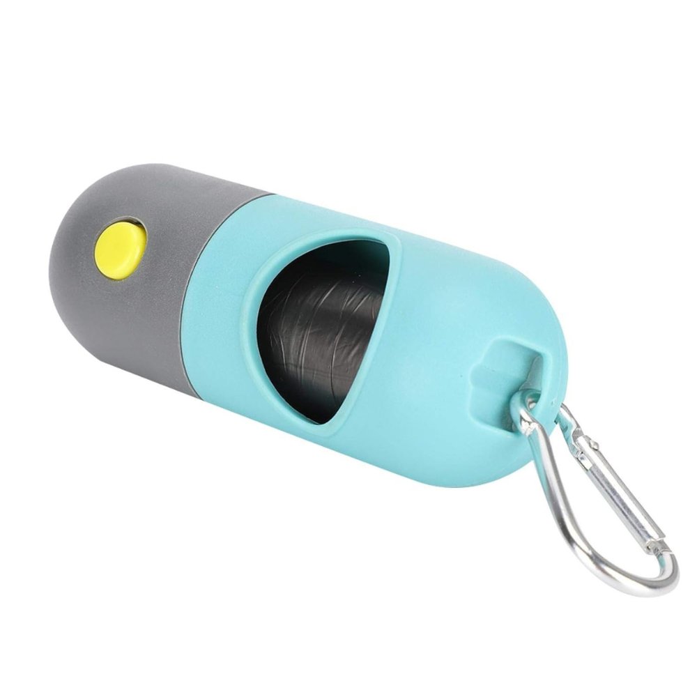 LED Light Dog Poop Bag Dispenser with Biodegradable Bags