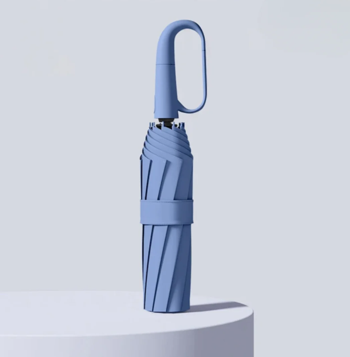 Windproof Reflective Edge Umbrella for Increased Visibility