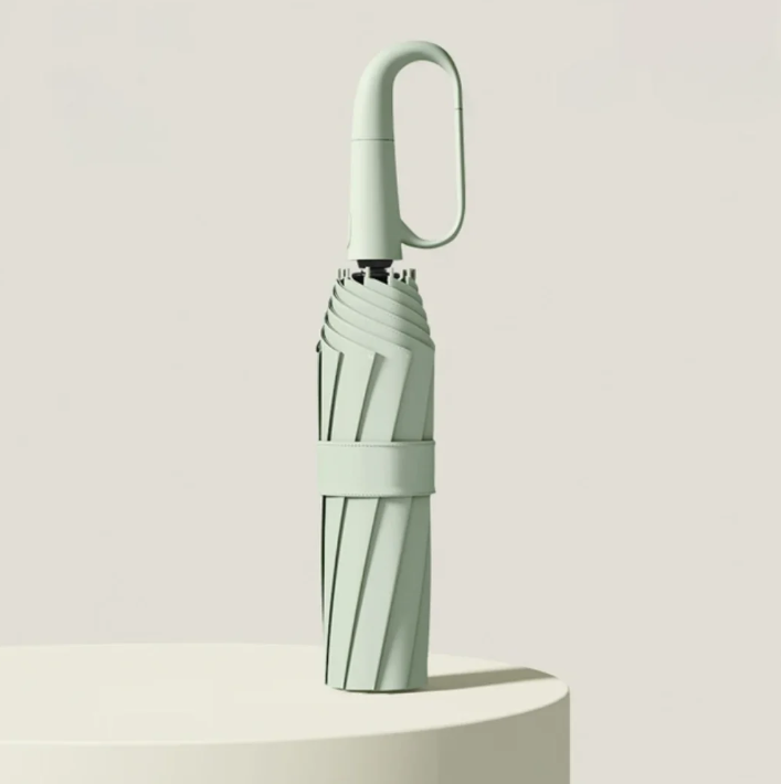 Windproof Reflective Edge Umbrella for Increased Visibility