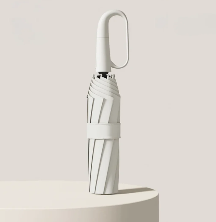 Windproof Reflective Edge Umbrella for Increased Visibility