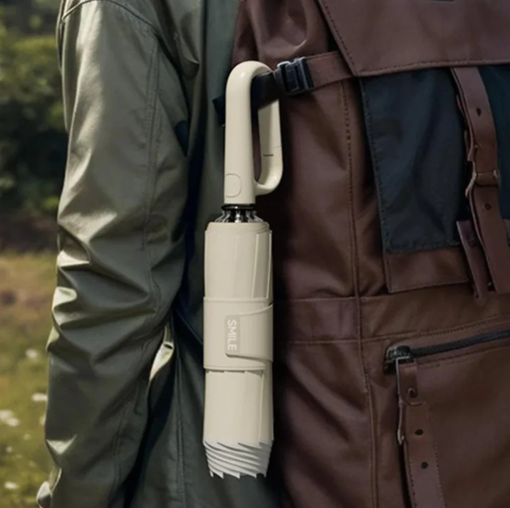 Windproof Reflective Edge Umbrella for Increased Visibility