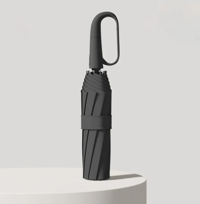 Windproof Reflective Edge Umbrella for Increased Visibility