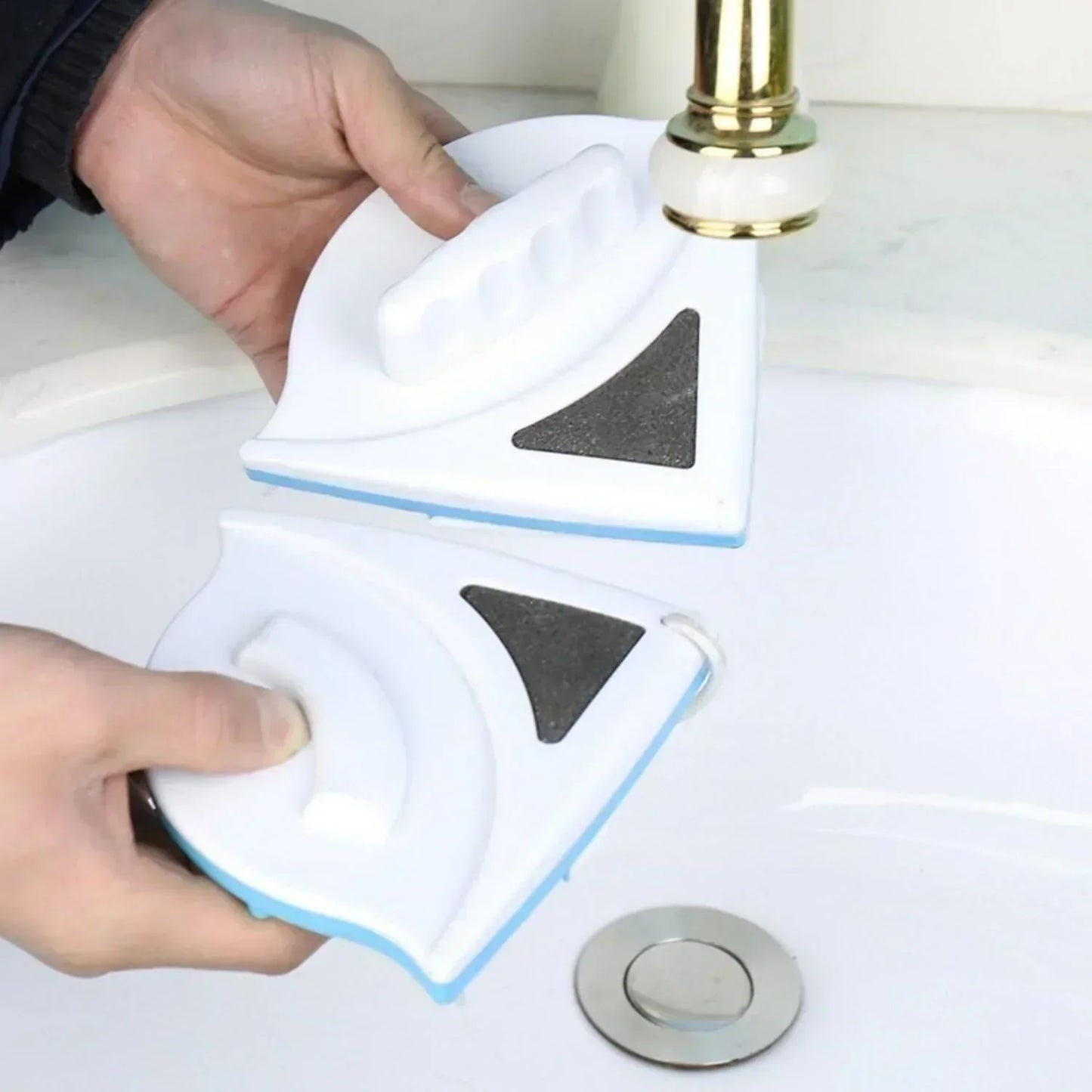 Double-Sided Magnetic Window Cleaner for Streak-Free Shine
