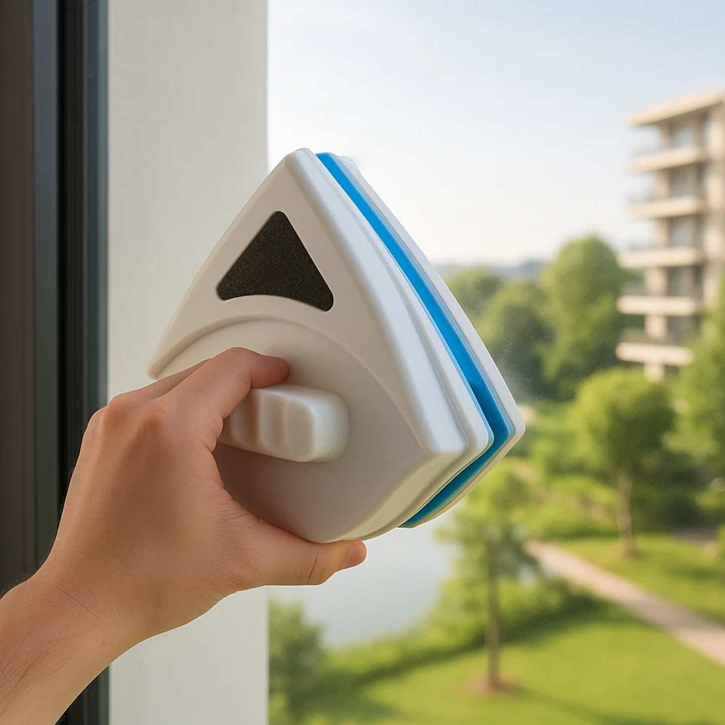 Double-Sided Magnetic Window Cleaner for Streak-Free Shine