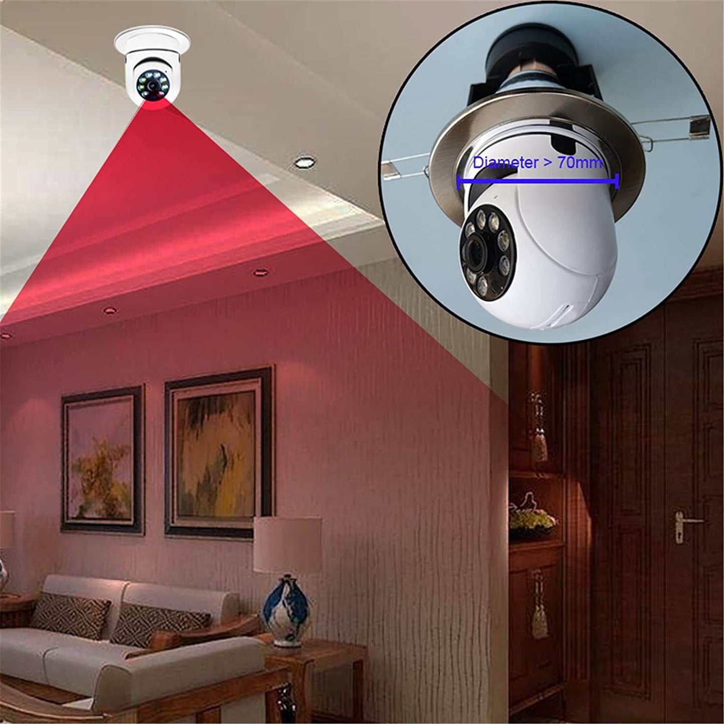 WiFi Pear Security Camera with 1080P HD Video and Easy Installation