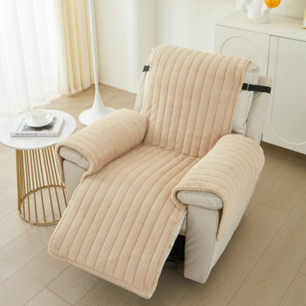 Microfiber Recliner Cover Protector - Non-Slip, Pet-Friendly