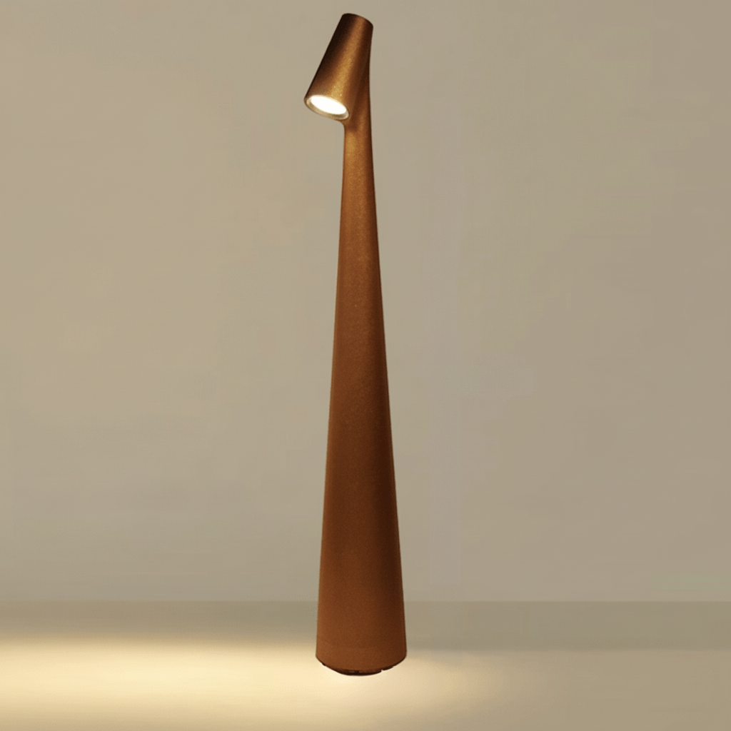 Rechargeable Metal Table Lamp - Stylish Portable Lighting