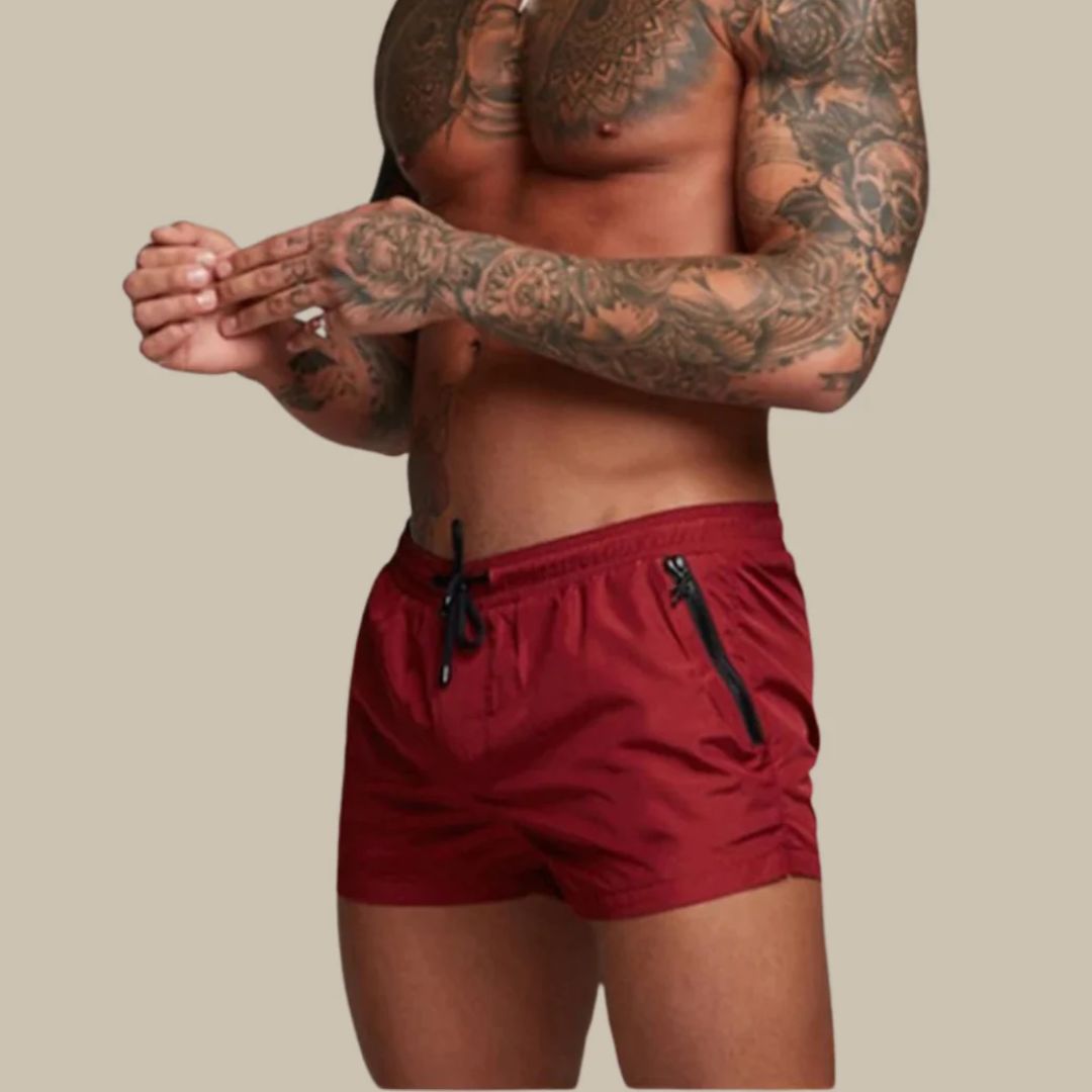 Quick-Drying Modern Swim Trunks for Men