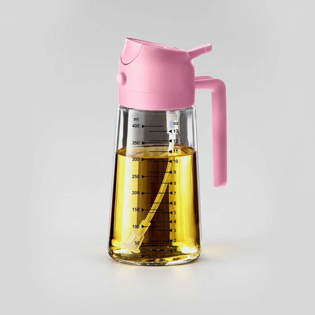 16oz BPA-Free Glass Olive Oil Sprayer & Dispenser