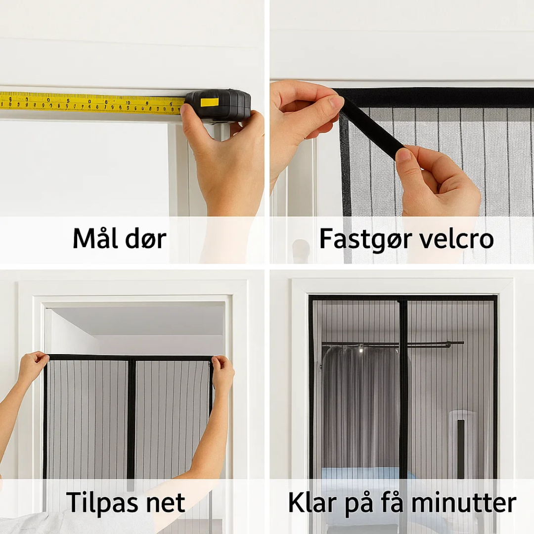 Magnetic Insect Net with Automatic Closure