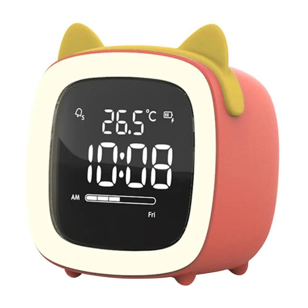 Bunny LED Alarm Clock with Night Light and Timer