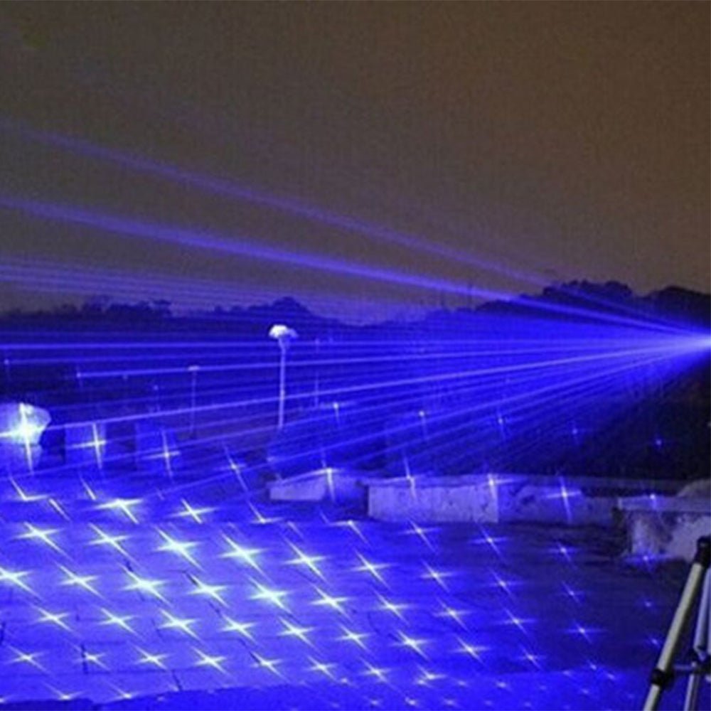 High-Intensity Blue Beam Laser Torch with Adjustable Focus and 5000m Range