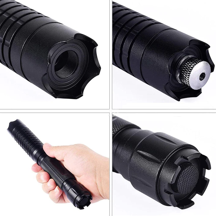 High-Performance Tactical Flashlight and Fire Starter