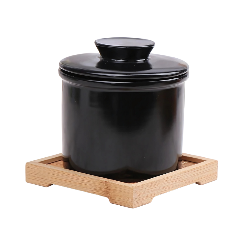 Ceramic Butter Keeper with Waterproof Design for Spreadable Freshness