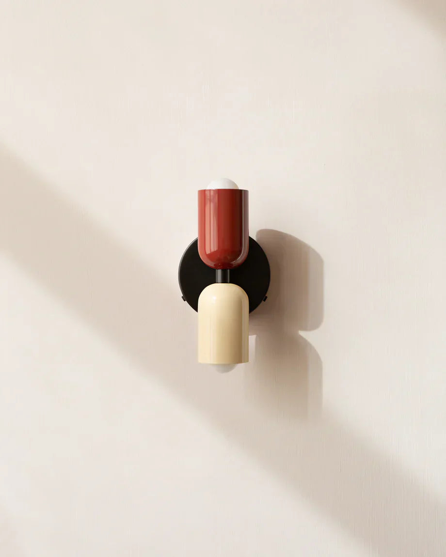 Modern Metal Up Down Wall Light 9 Inch