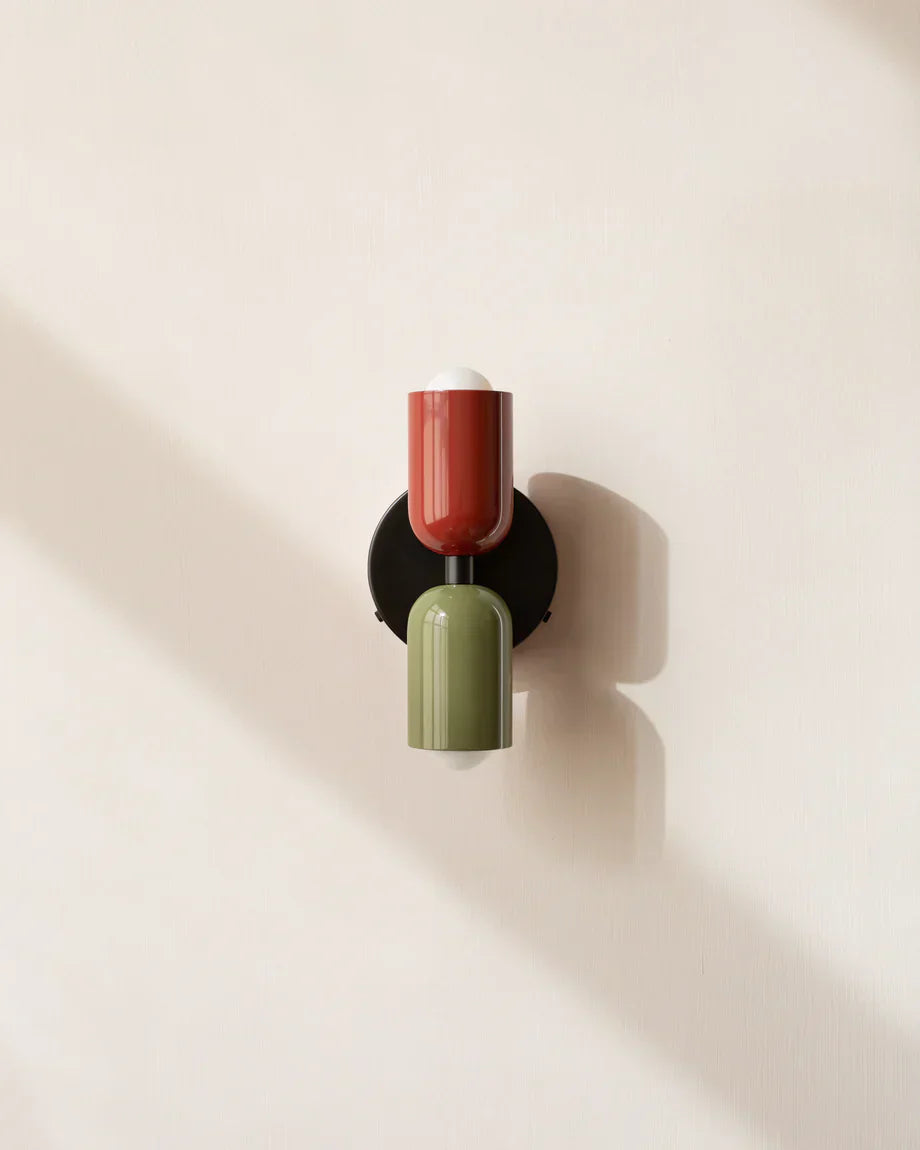 Modern Metal Up Down Wall Light 9 Inch