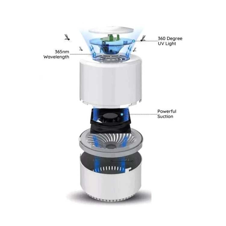 Smart Chemical-Free Mosquito Trap with Silent Operation