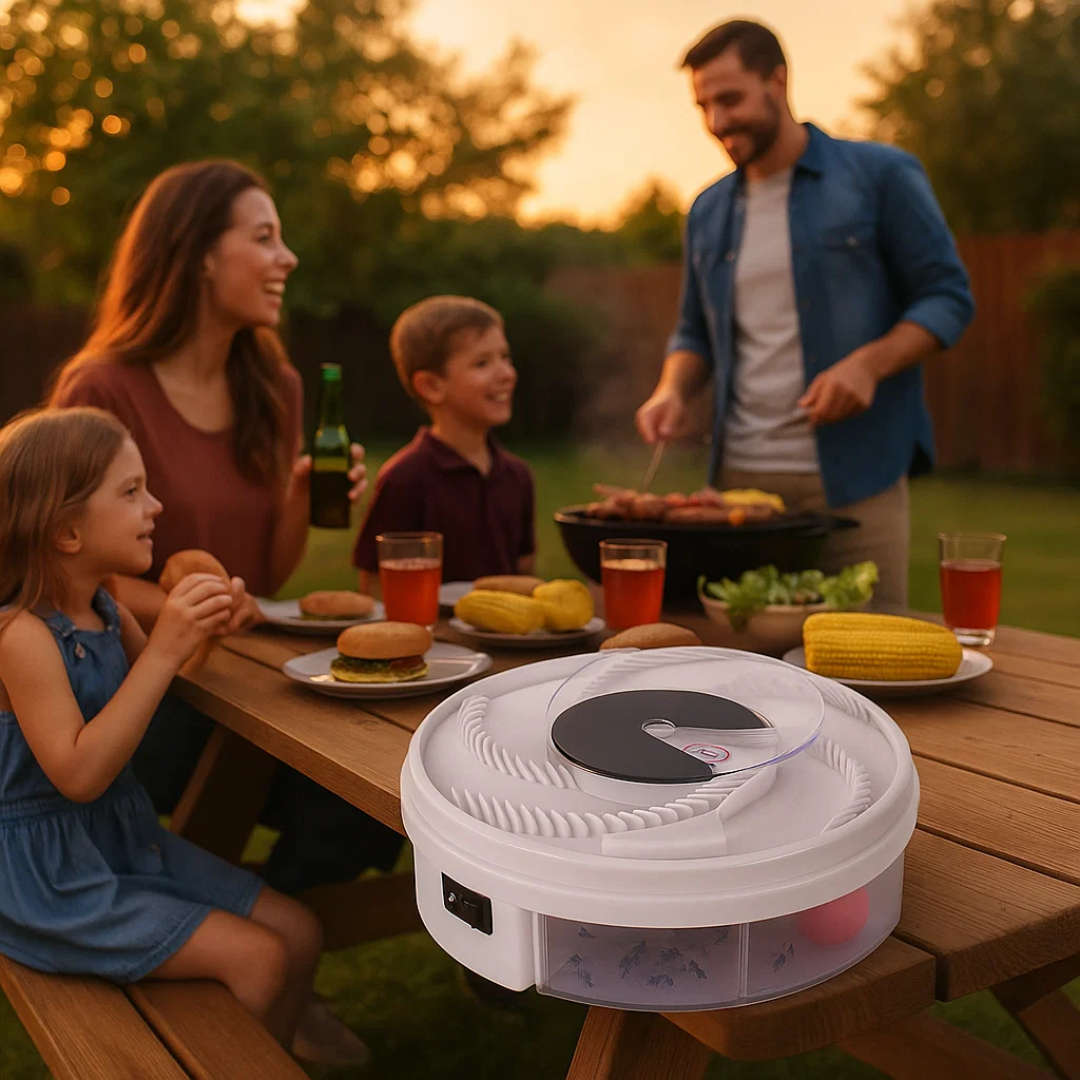 Silent Non-Toxic Fly Trap for Indoor and Outdoor Use