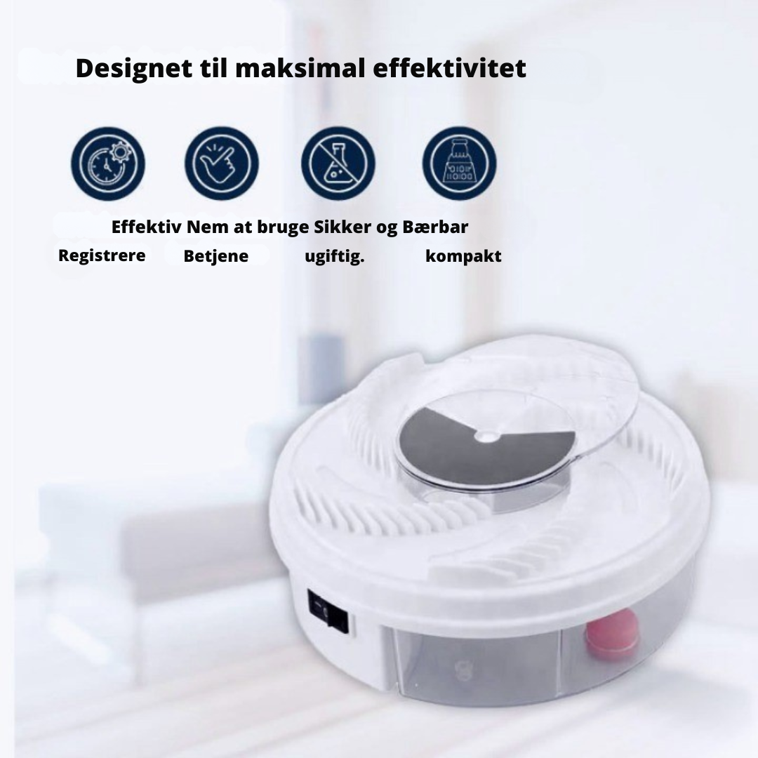 Silent Non-Toxic Fly Trap for Indoor and Outdoor Use