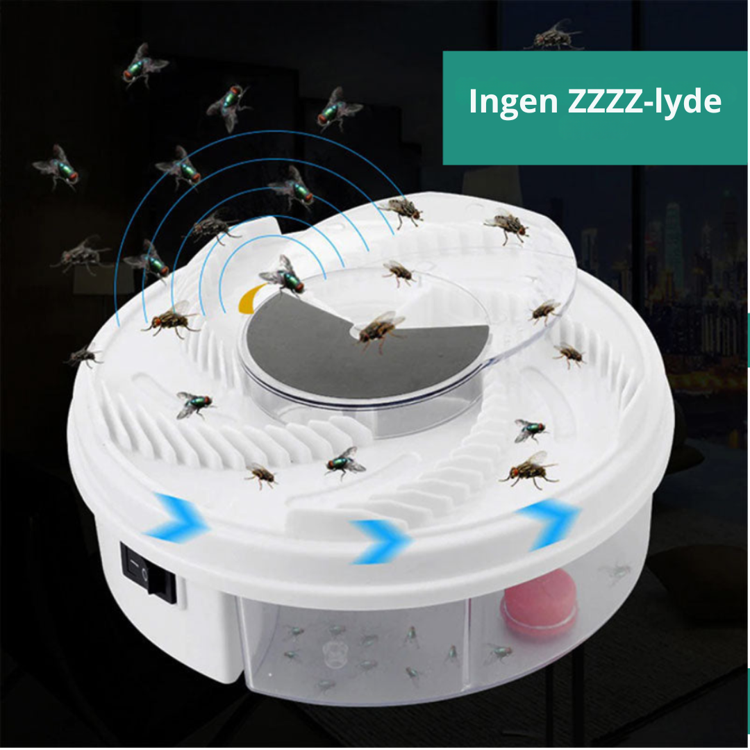 Silent Non-Toxic Fly Trap for Indoor and Outdoor Use