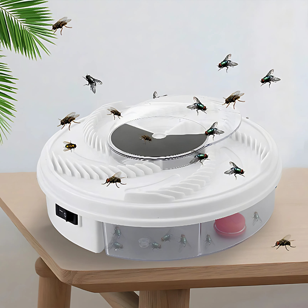 Silent Non-Toxic Fly Trap for Indoor and Outdoor Use