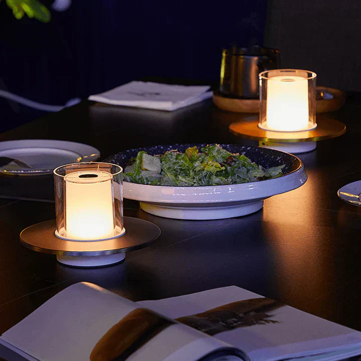 LED Table Lamp for Ambient Lighting - Elegant and Child-Safe Design