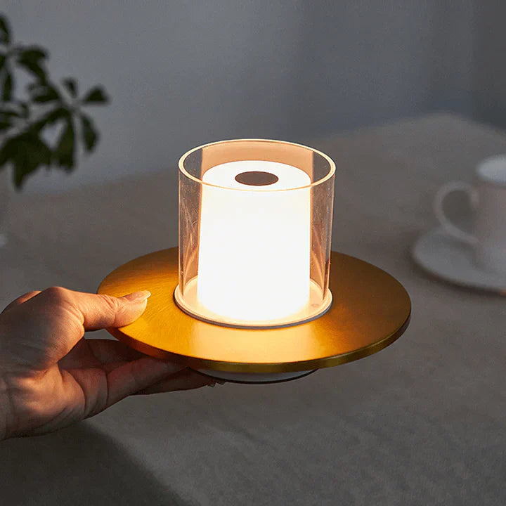 LED Table Lamp for Ambient Lighting - Elegant and Child-Safe Design