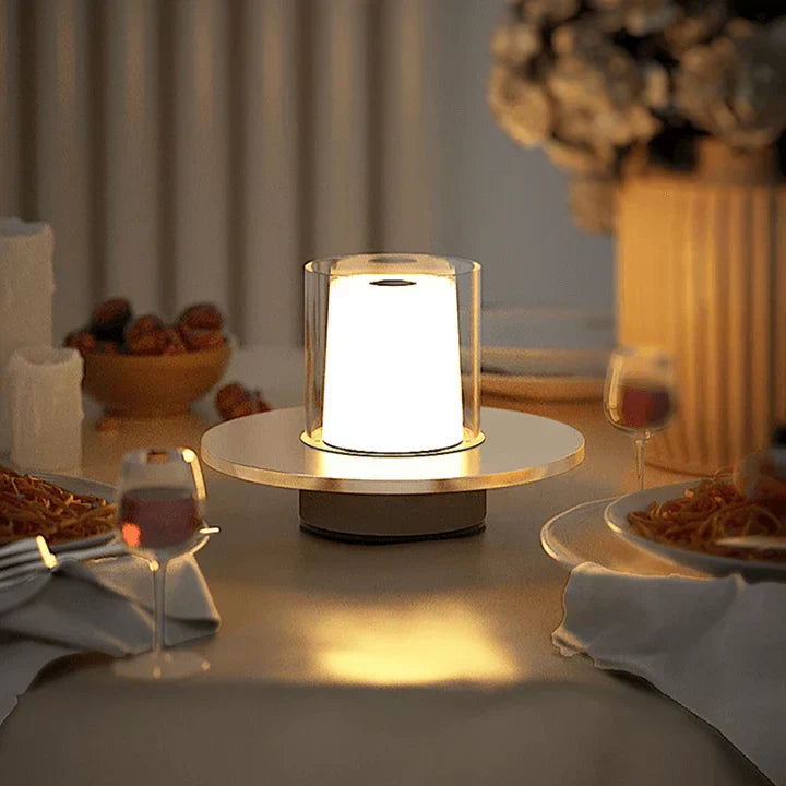 LED Table Lamp for Ambient Lighting - Elegant and Child-Safe Design