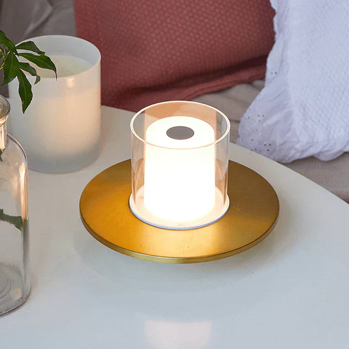 LED Table Lamp for Ambient Lighting - Elegant and Child-Safe Design