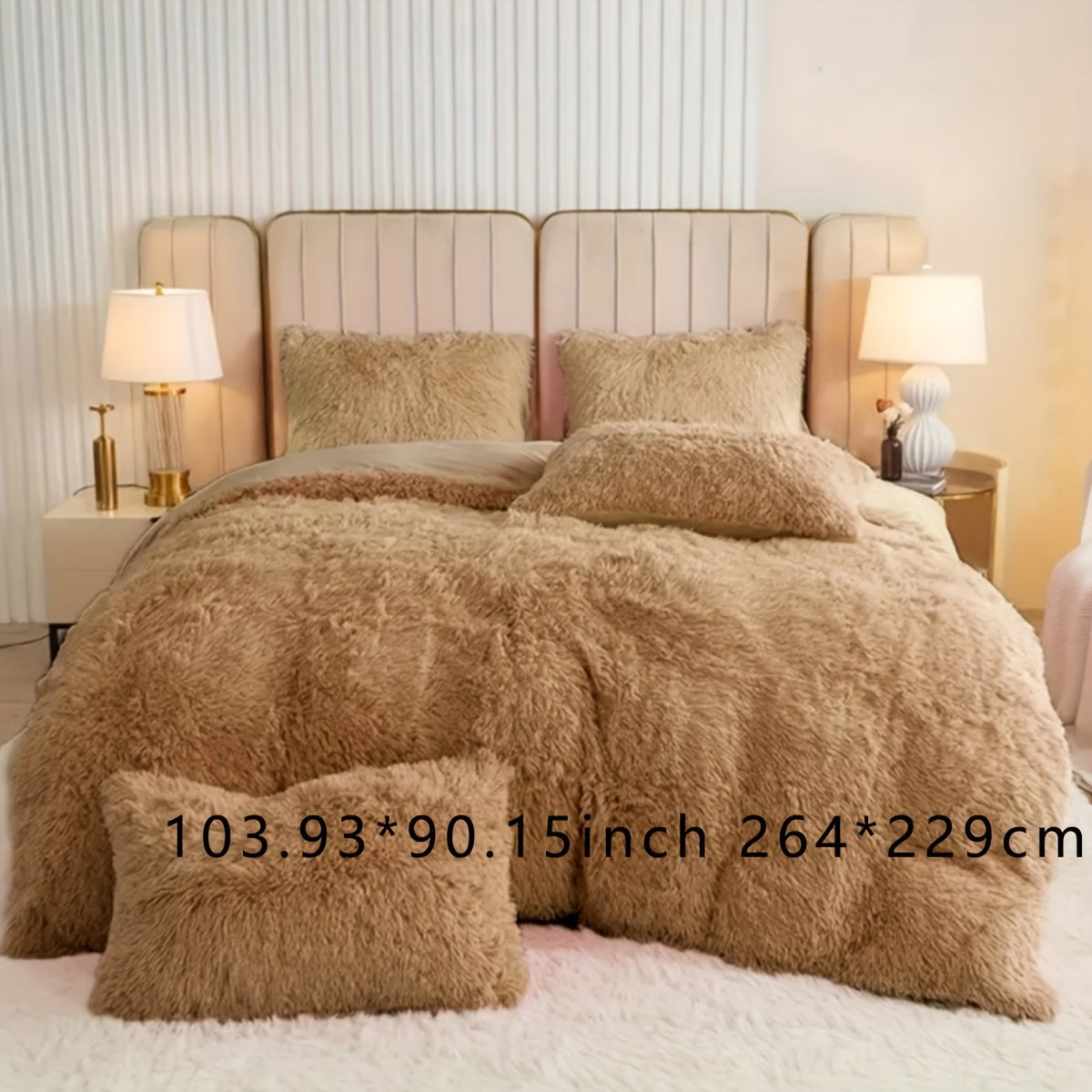 Luxurious Velvet Duvet Cover Set with Pillowcases for All-Season Comfort