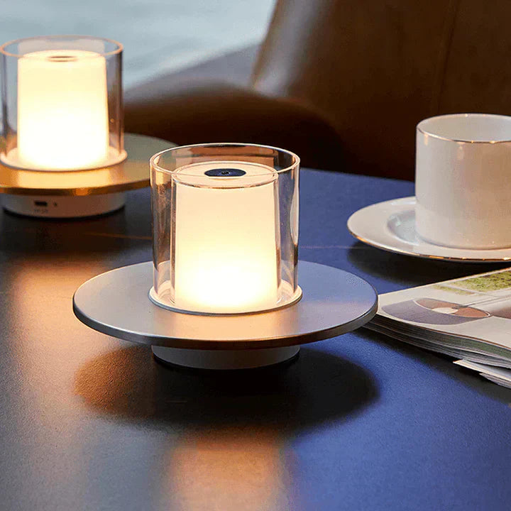 LED Table Lamp for Ambient Lighting - Elegant and Child-Safe Design