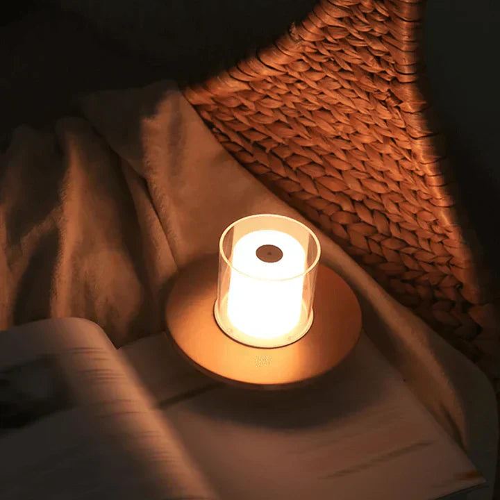 LED Table Lamp for Ambient Lighting - Elegant and Child-Safe Design