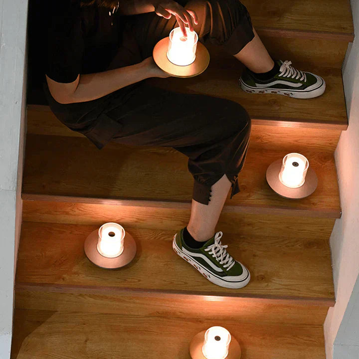 LED Table Lamp for Ambient Lighting - Elegant and Child-Safe Design