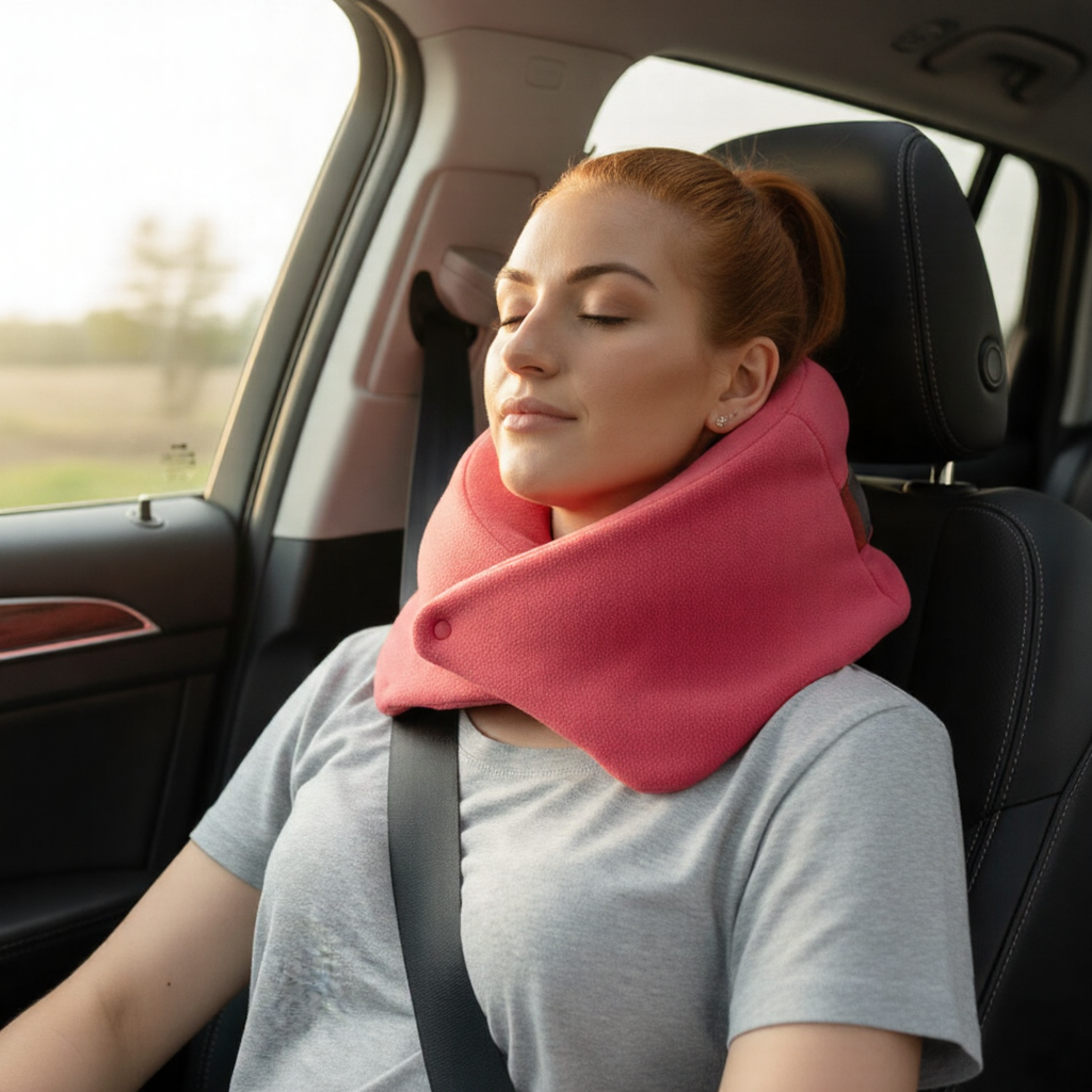 Wrap Travel Neck Pillow for Upright Support