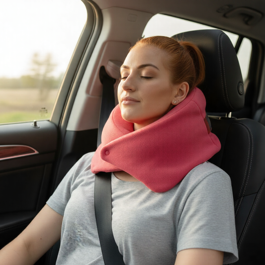 Wrap Travel Neck Pillow for Upright Support