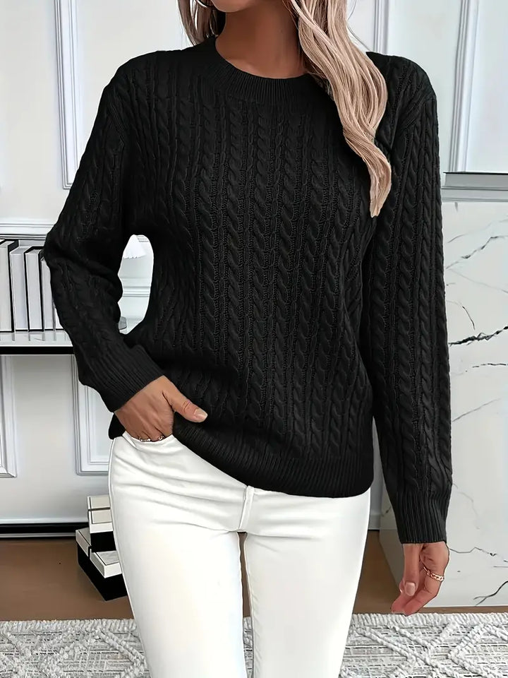 Bernila | Women's Cable Knit Sweater