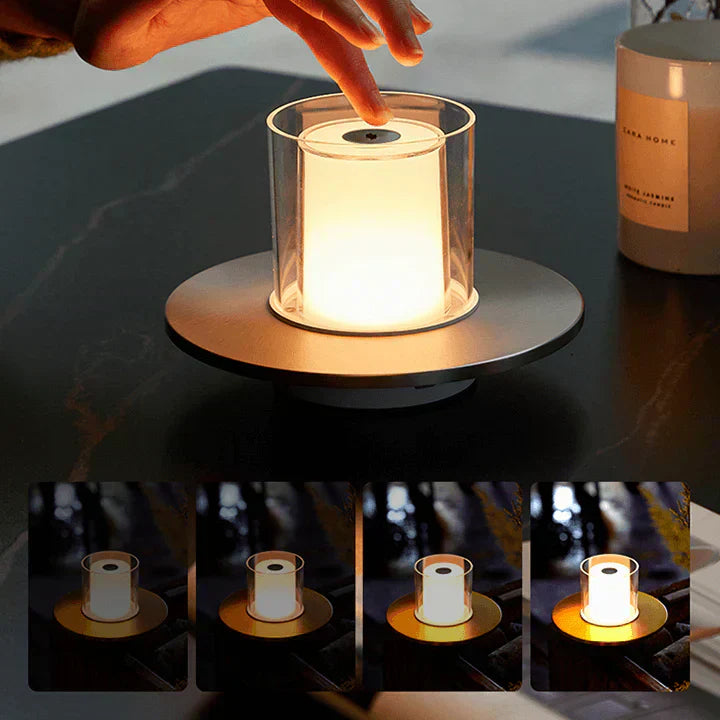 LED Table Lamp for Ambient Lighting - Elegant and Child-Safe Design