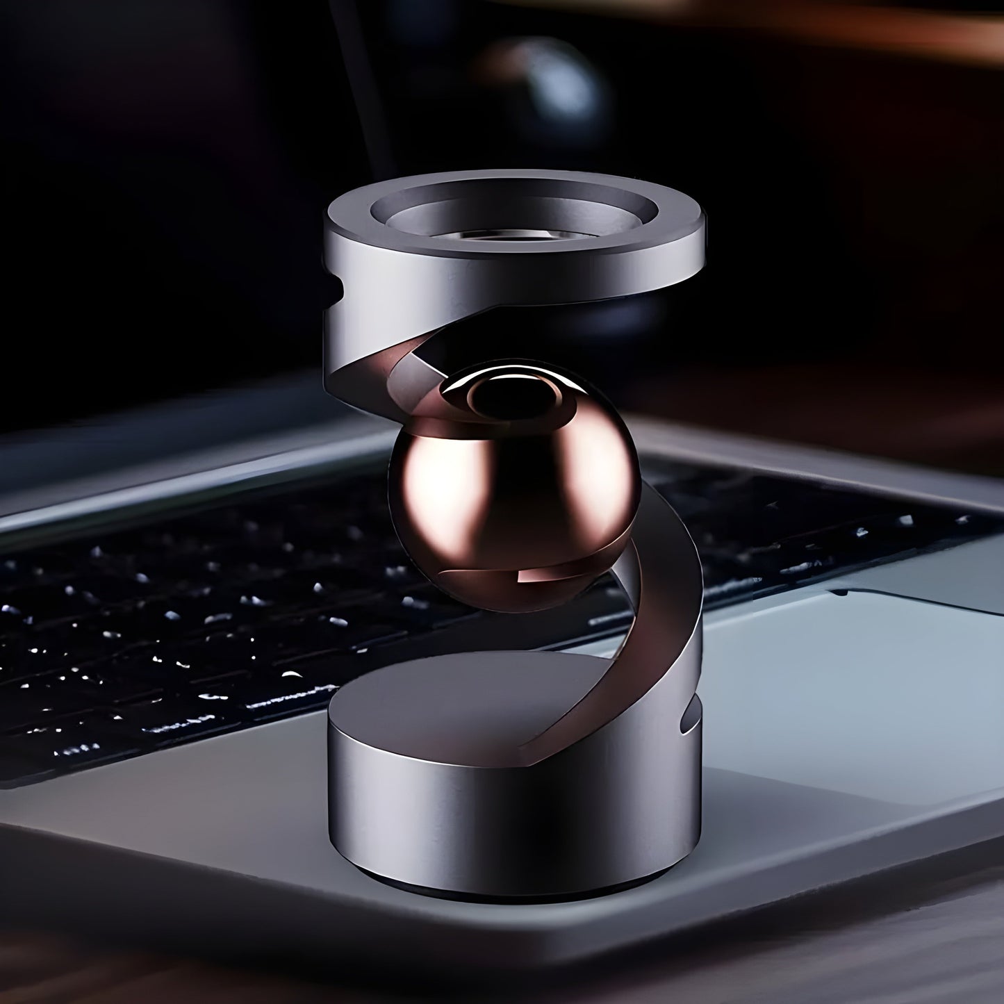 Decorative Metal Floating Gyroscope Fidget Spinner