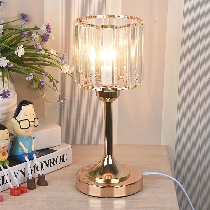 Nordic Crystal Table Lamp with Warm Lighting