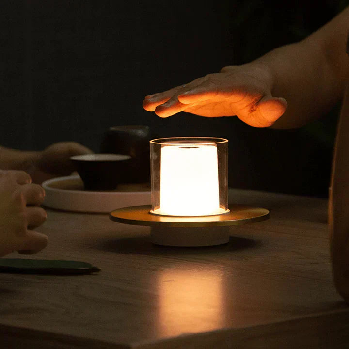 LED Table Lamp for Ambient Lighting - Elegant and Child-Safe Design