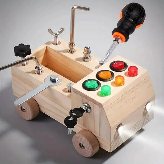 Interactive Busy Board for Enhancing Fine Motor Skills