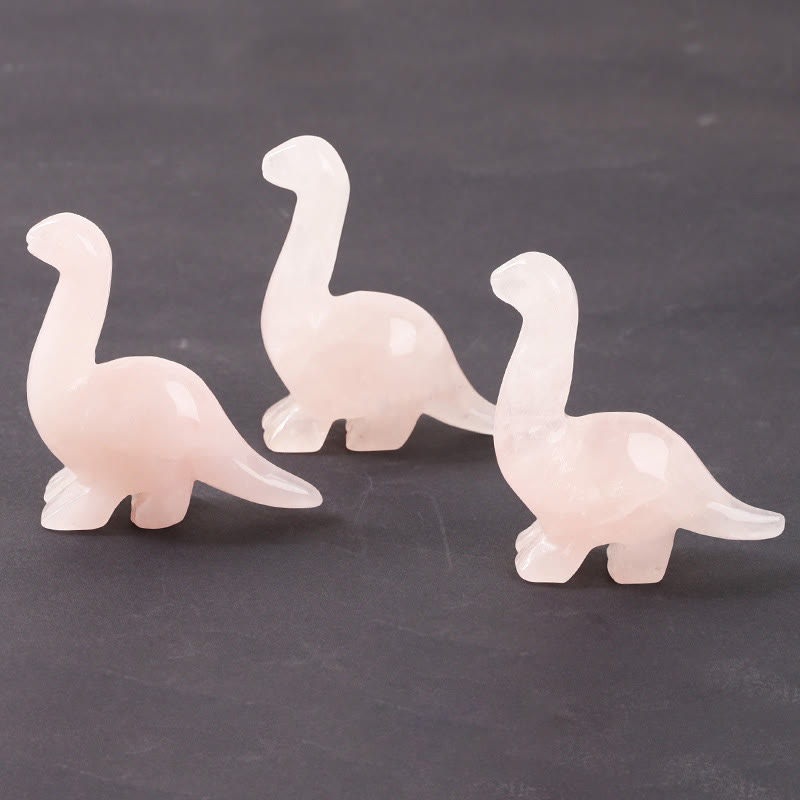 Crystal Dinosaur Gemstone Decor 2.5 Inch Natural Stone Figurine