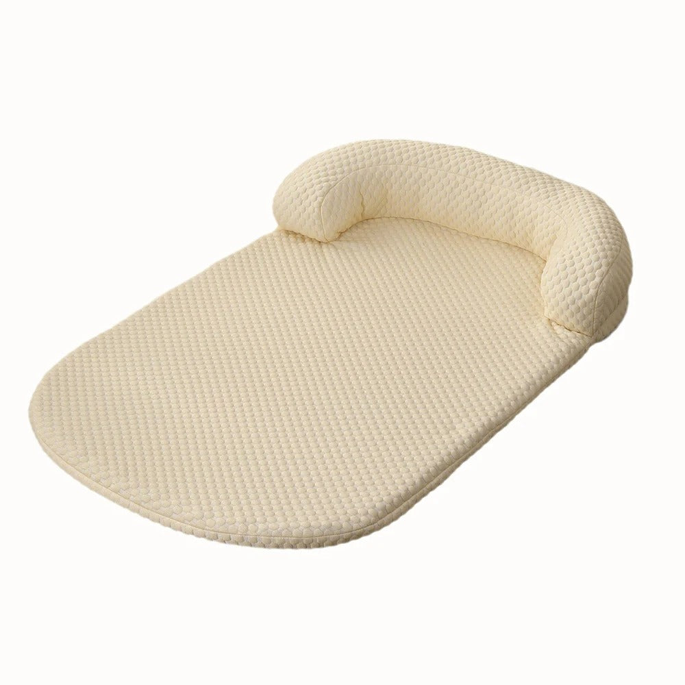 Cooling Silk Mattress for Pets - Breathable Foam Bed