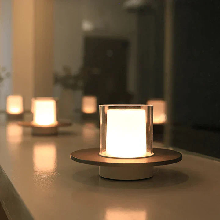 LED Table Lamp for Ambient Lighting - Elegant and Child-Safe Design