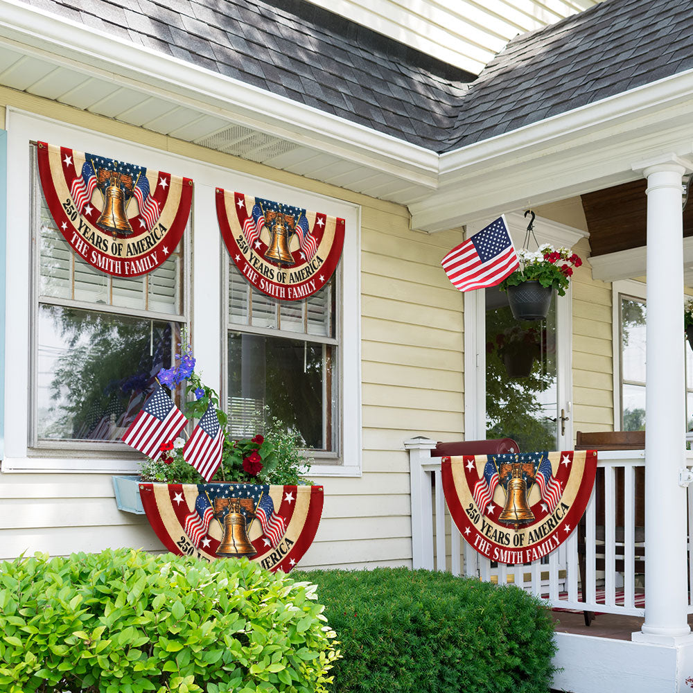 Personalized 250th Anniversary Betsy Ross Fan Flag