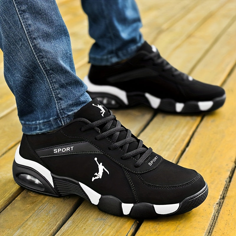 Breathable Mid-Top Sneakers with Secure Lace Closure
